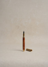 Load image into Gallery viewer, California Redwood & Brass Fountain Pen