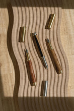 Load image into Gallery viewer, California Redwood & Brass Fountain Pen